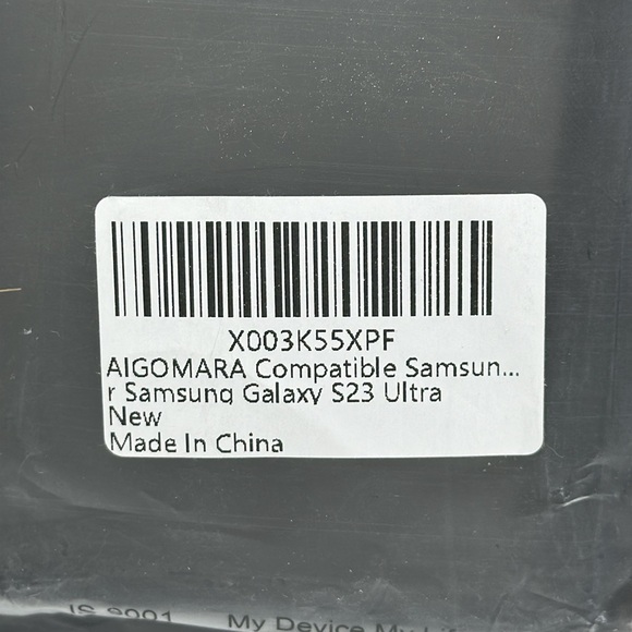 Black Samsung Galaxy S23 Ultra Case - Picture 3 of 5